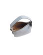 The Sculpted Metal Wristlet Bag