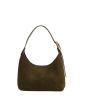 The Sculptural-Buckle Shoulder Bag