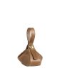 The Sculpted Metal Wristlet Bag