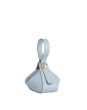The Sculpted Metal Wristlet Bag
