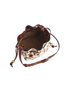 The Mini Drawstring Crossbody Bucket Bag