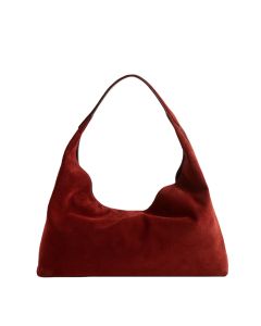 The Mylie Shoulder Bag in Italian Suede