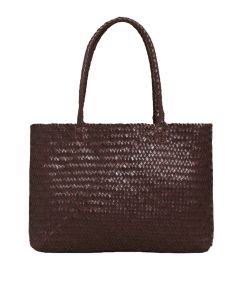 The Handwoven Leather Tote