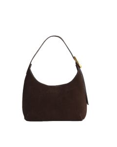 The Sculptural-Buckle Shoulder Bag