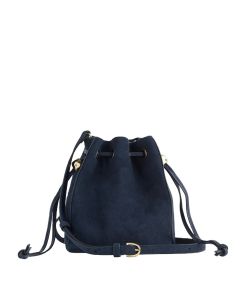 The Mini Drawstring Crossbody Bucket Bag
